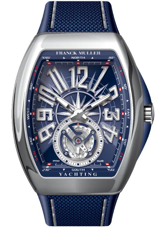 Best FRANCK MULLER Vanguard Yachting V 45 T YACHT (BL) (AC) (BL. BLC AC) Replica Watch